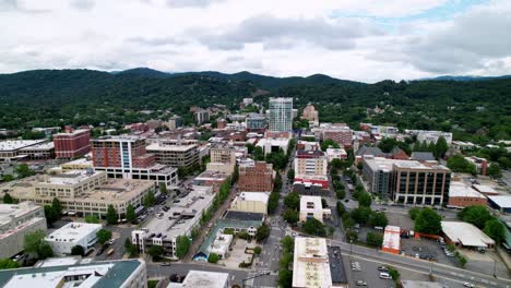 Aerial-Pullout-Asheville-NC,-Asheville-North-Carolina