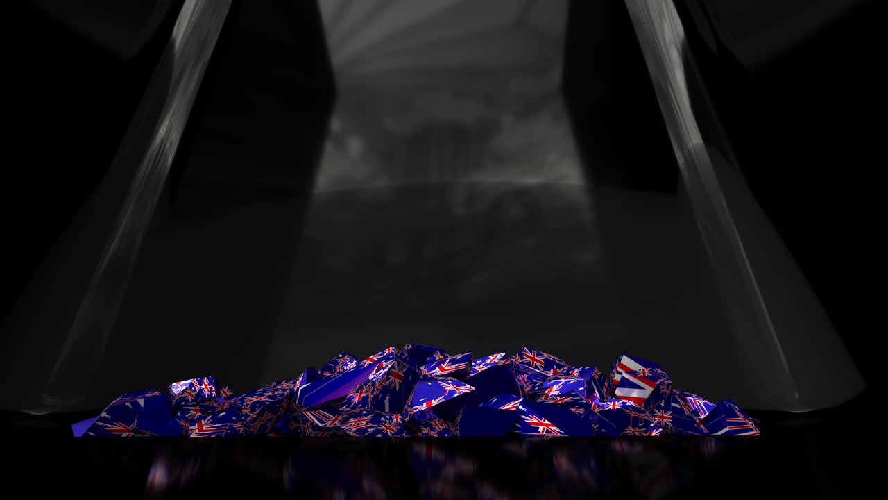 오스트레일리아의 국기 붕괴 국가 달러 (aus$) 오즈 (auz) 오지 (aus4k)