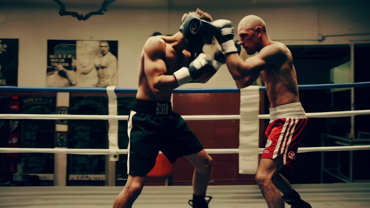 sesión de entrenamiento de boxeo