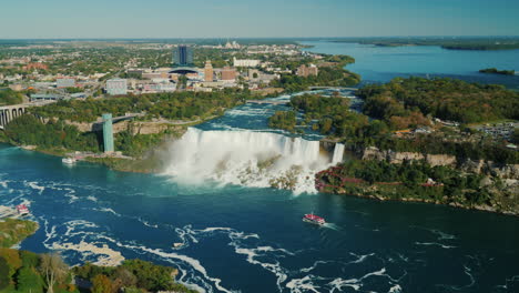 Niagarafälle-Und-Umliegende-Landschaft