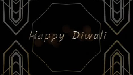 Shooting-star-over-happy-diwali-text-against-kaleidoscopic-patterns-on-black-background