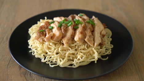 roast chicken noodle - asian food style