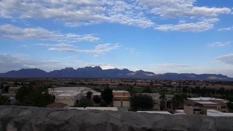 lapso de tiempo de las montañas de órganos