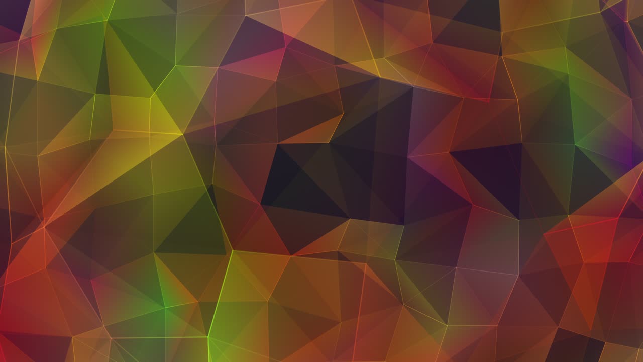 el plexo abstracto las formas de color el bucle de animación