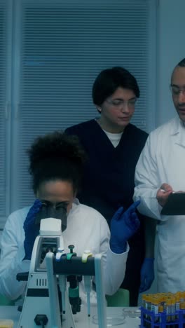 scientists working in a laboratory