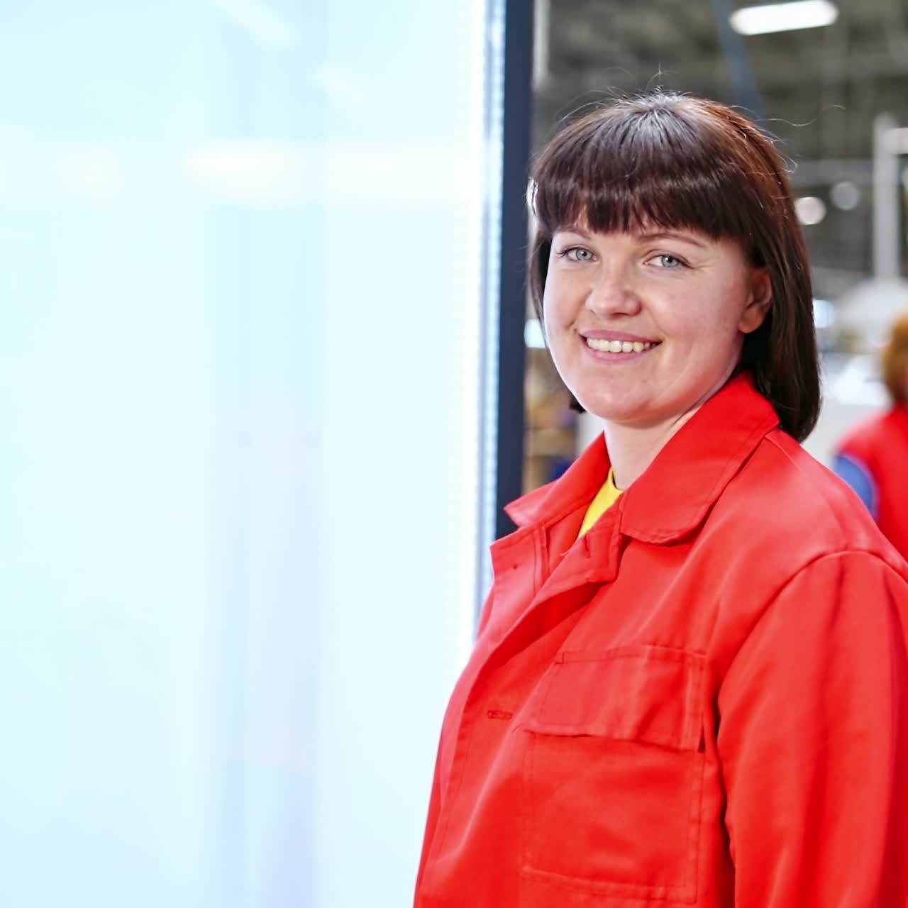 Interior of manufacturing factory