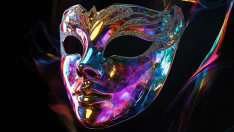 colorful venetian mask