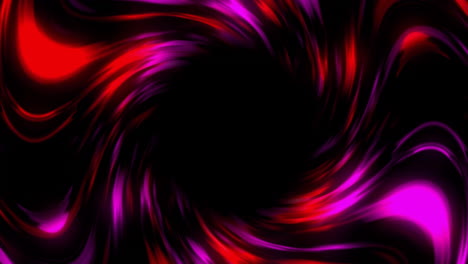 animación de senderos de luz brillante que se mueven sobre un fondo negro