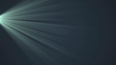 leuchtende grüne lichtstrahlen bewegen sich vor schwarzem hintergrund