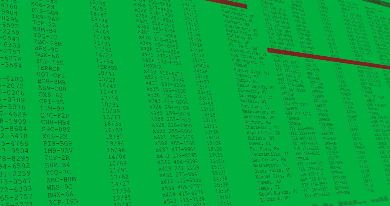 Digital animation of computer interface data processing and programming coding