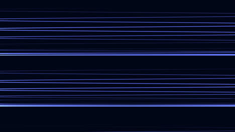 la línea azul en zigzag sobre fondo negro crea un movimiento visual dinámico