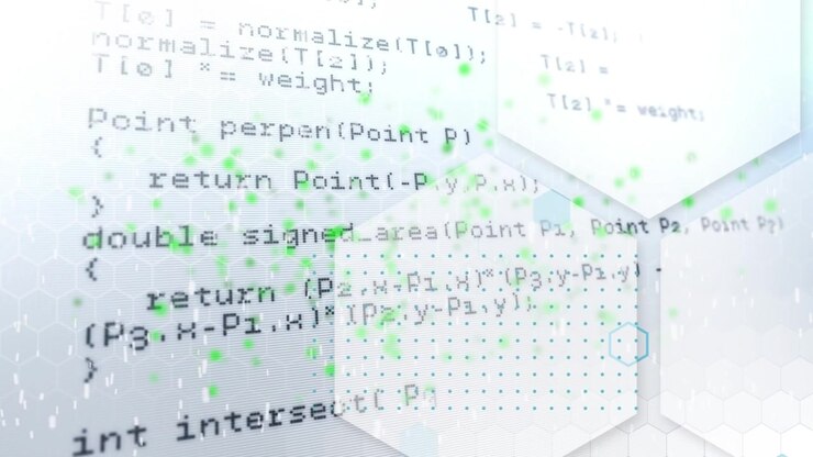 Animazione dell'elaborazione dati su forme