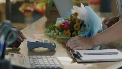 florist shop transaction
