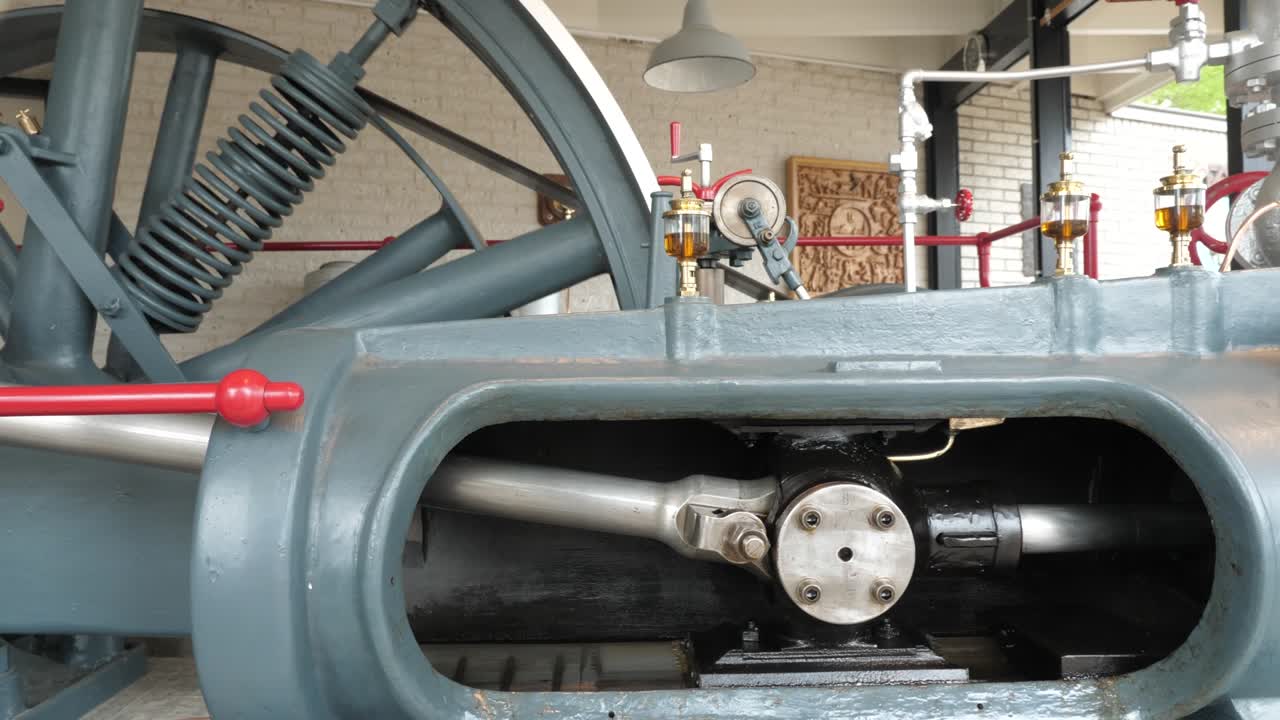 Steam Engine called 'De witte olifant' in a place called Beltrum in the Netherlands