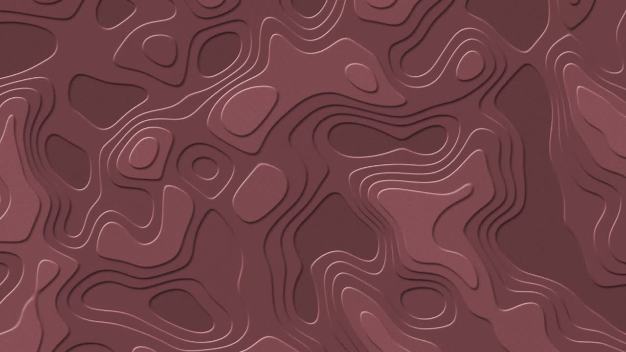 estructura de relieve de elementos variables con bordes fluidos en rosa - 4k fondo de movimiento abstracto