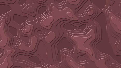 estructura de relieve de elementos variables con bordes fluidos en rosa - 4k fondo de movimiento abstracto