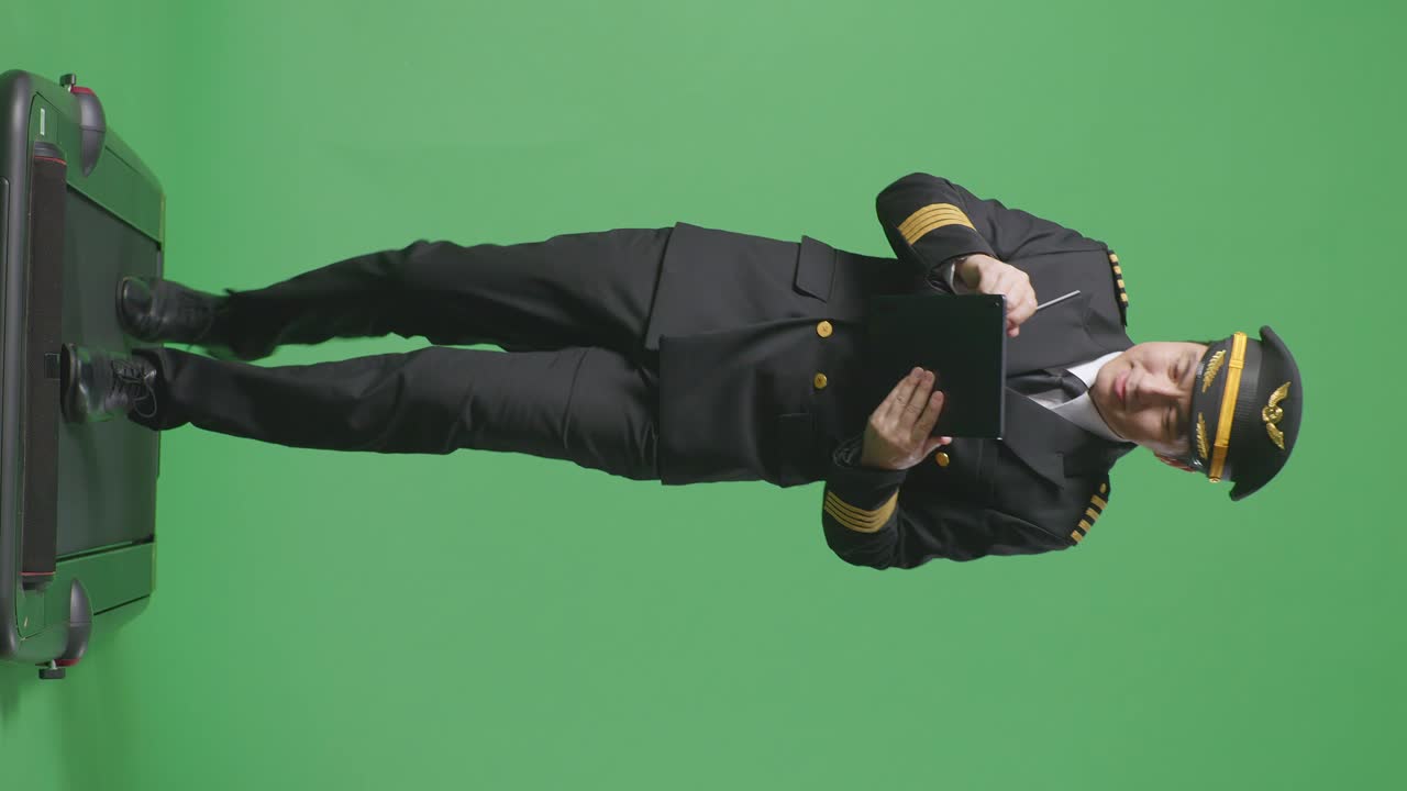 태블릿을 가진 트레드밀의 조종사