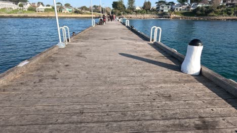 a walk on portsea pier, melbourne, australia