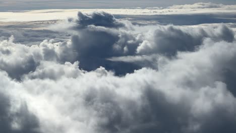 large cumulonimbus clouds