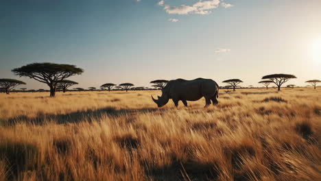 rhinos in their natural habitat