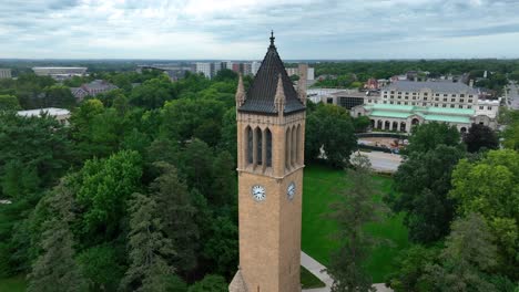 the campanile is a clock tower and bell tower at iowa state university