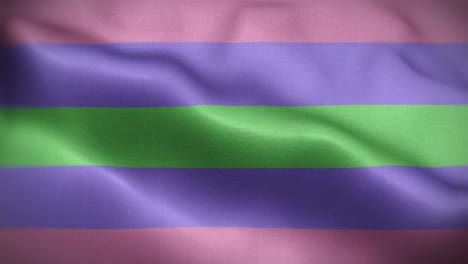 fondo de bucle de bandera trigénero 4k