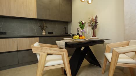 modern small kitchen dining area