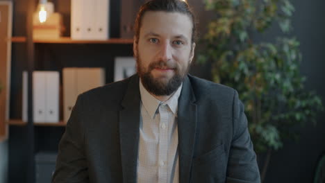 businessman portrait in modern office
