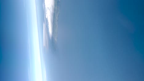 aerial vertical footage of azores islands