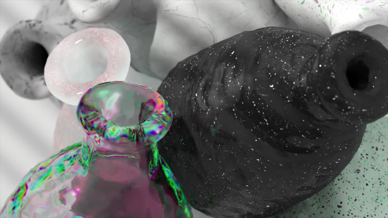 абстрактная композиция вазы