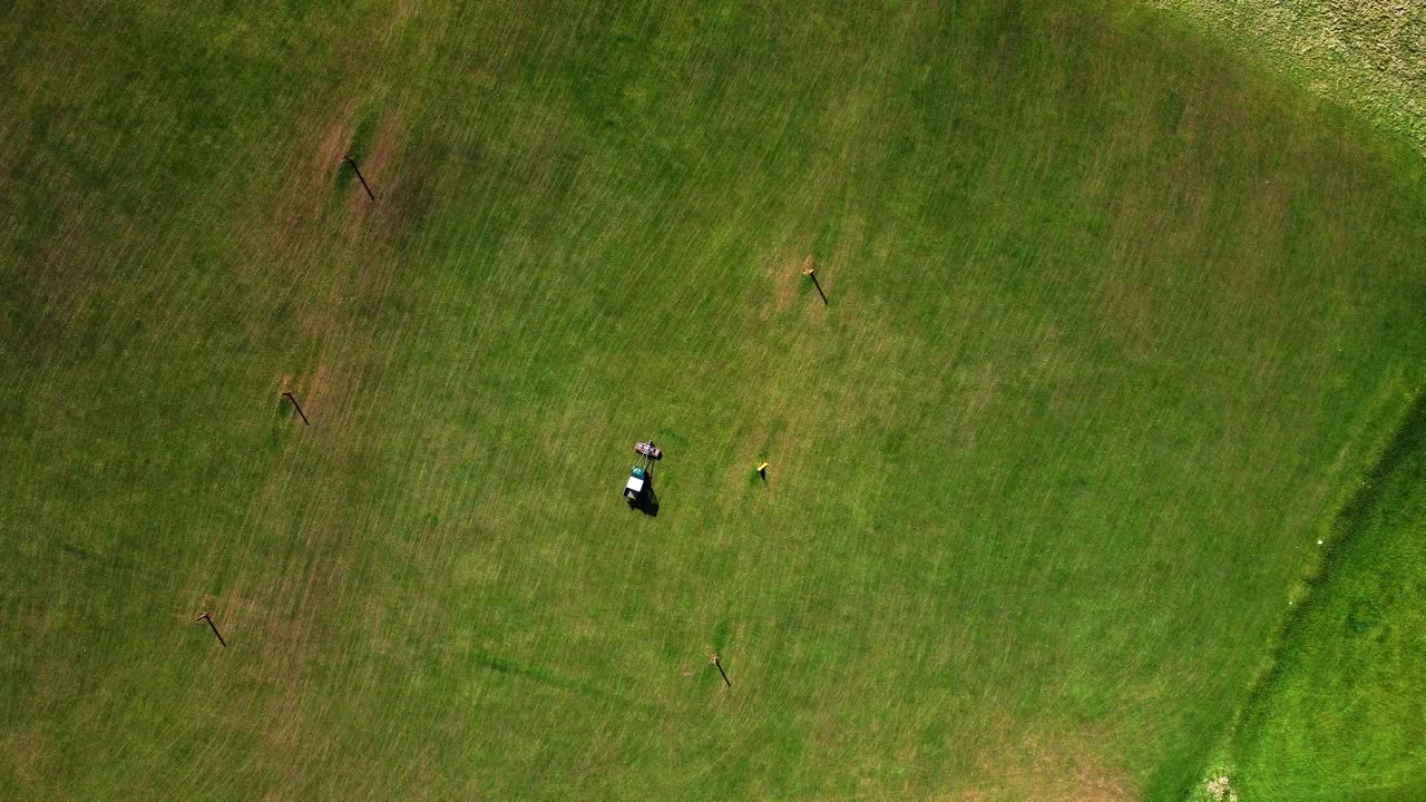 조감도 골프 연습장 공 수집 버기 항공
