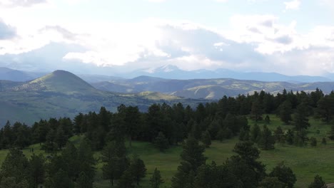 paisaje aéreo de colorado, estados unidos
