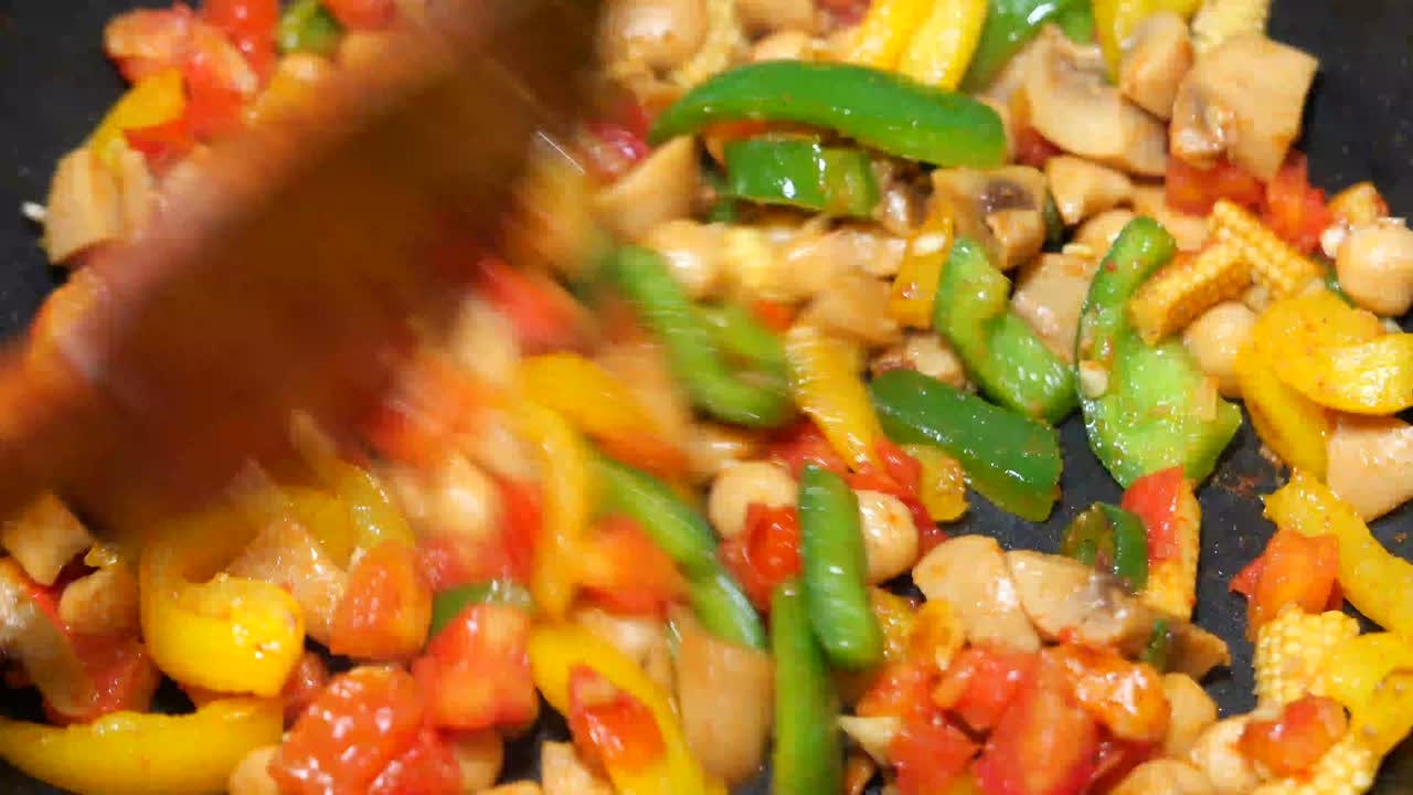 다채로운 채소 김