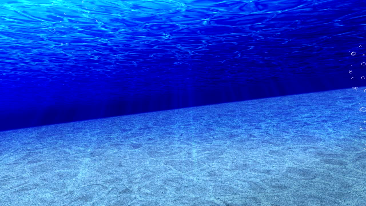 潛入海洋，海底潛水，循環動畫