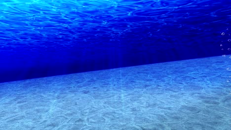 buceo en el océano, buceo submarino, animación en bucle,