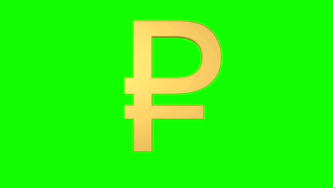 ruble gold loop green screen