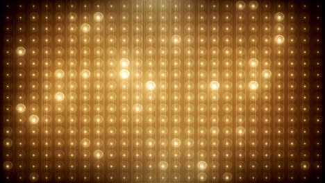 gold stage lights