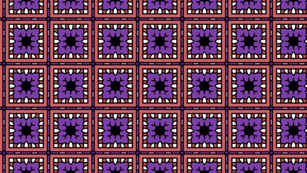 ilustración abstracta con un patrón de mosaico geométrico transparente en colores