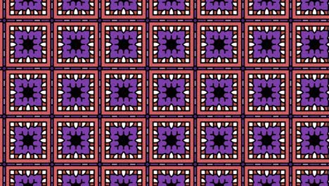 ilustración abstracta con un patrón de mosaico geométrico transparente en colores