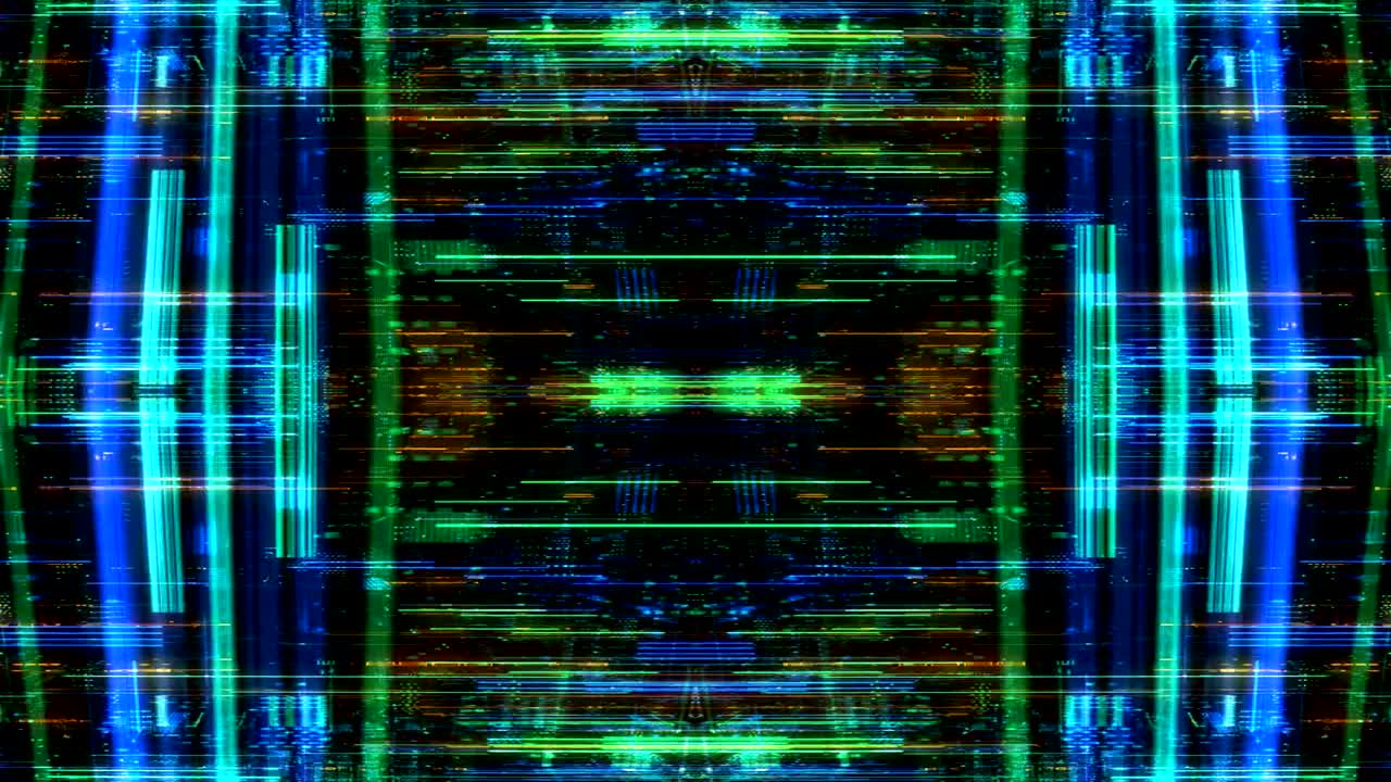 transferencia de datos y tecnología futura, fondo del concepto de seguridad cibernética, resumen de internet digital de alta velocidad. borrón de movimiento. renderización 3d 4k bucle