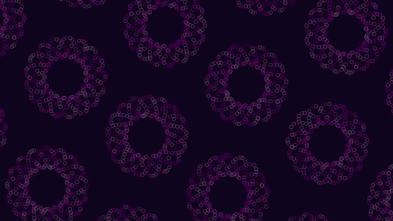 patrón de círculo azul dinámico en fondo oscuro