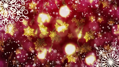 el fondo de navidad sin costuras con copias de nieve. vista superior del espacio de copia