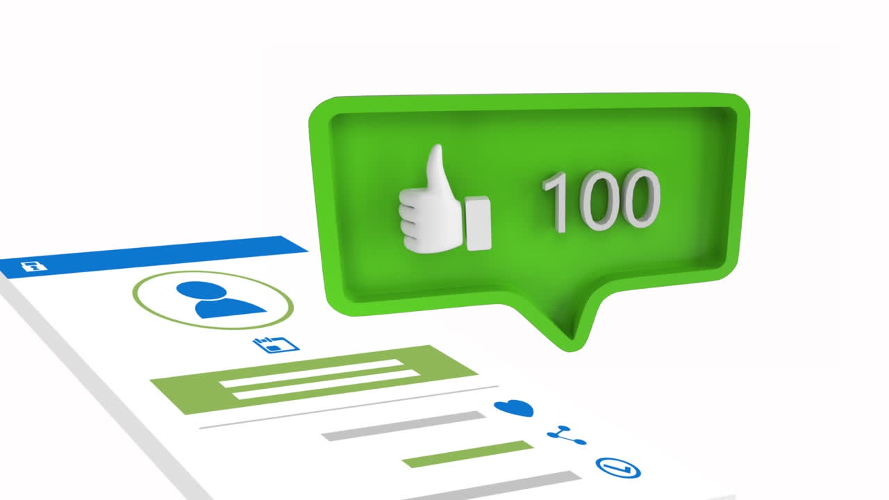 como el icono con el número contando en las redes sociales