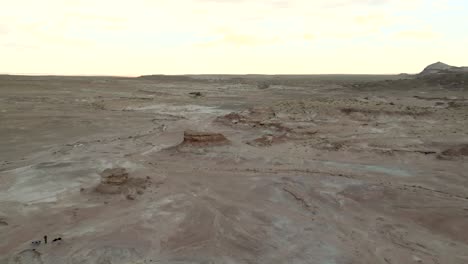 mars-like desert in central utah - aerial orbit hyper lapse