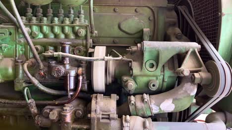 piezas de la máquina que giran cuando la máquina está en funcionamiento