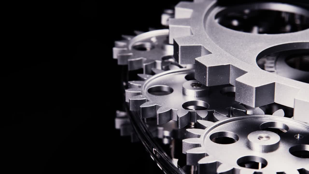 engranajes de reloj mecánicos industriales retro grunge