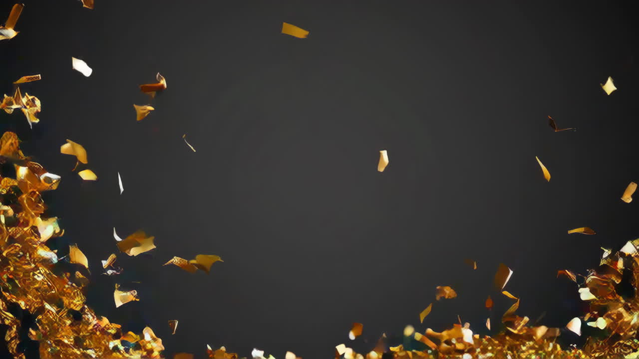 Gold Confetti Background