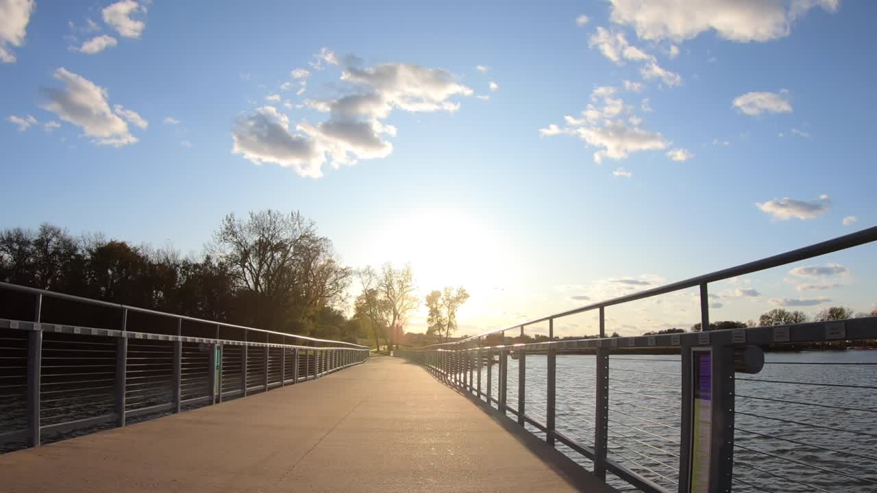 Gray’s Lake Bridge in Des Moines Iowa