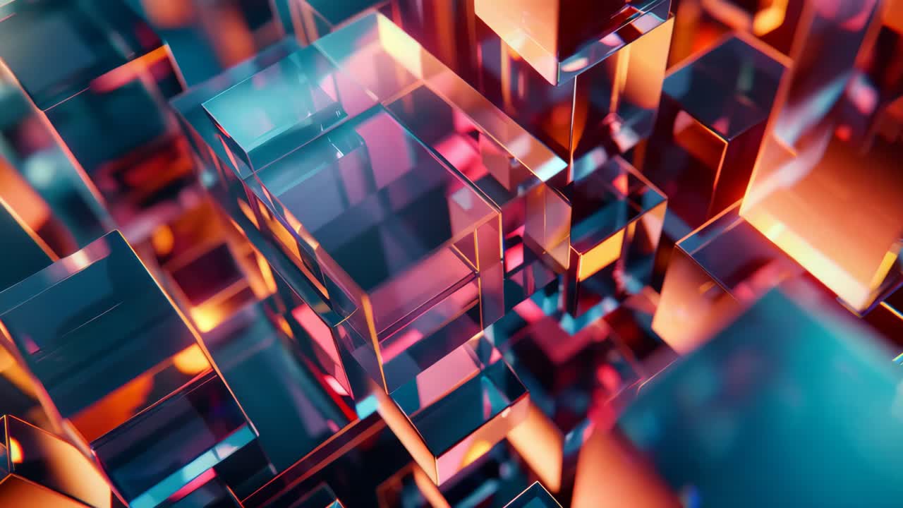 cubos geométricos abstractos