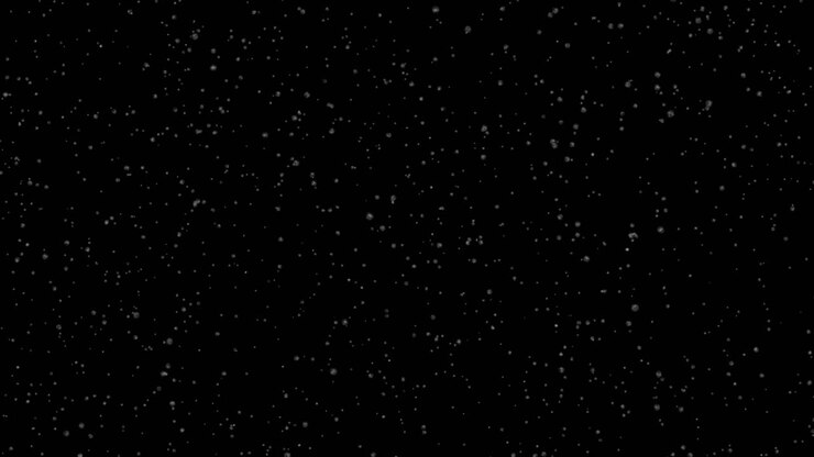 Snowfall Night Sky